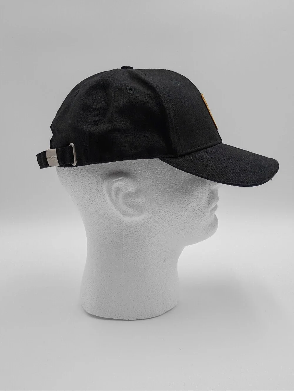 Porsche Black Baseball Cap Stuttgart Embroidered Crest Official Logo Hat Unisex